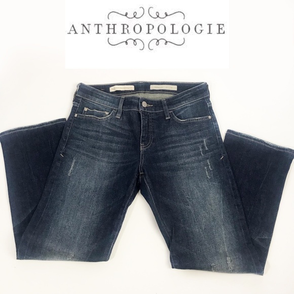 Anthropologie Denim - Pilcro Letterpress Parallel Denim Blue Jeans, 27